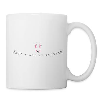 T-Shirt Lama pour Femme Ce n’est pas mon problème - Mug blanc - blanc - Droite