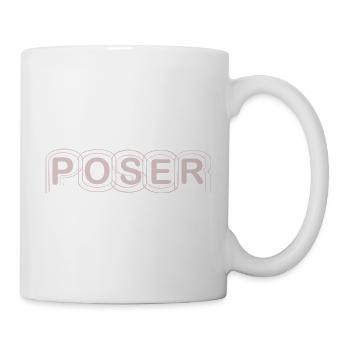 Conception de texte POSER minimaliste - Mug blanc - blanc - Droite