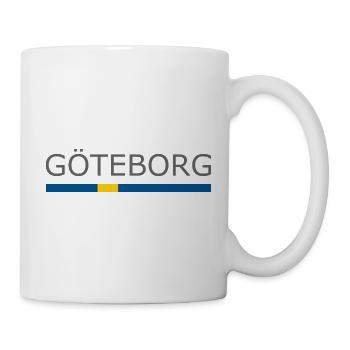 Drapeau de la Suède - Göteborg - Sverige - Suède - Mug blanc - blanc - Droite