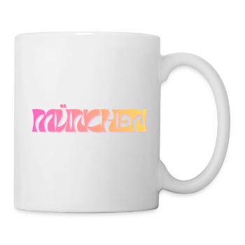 Muenchen_Schriftzug Bavière - Mug blanc - blanc - Droite