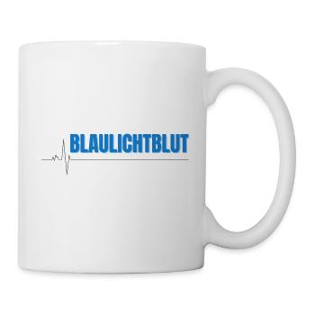 Blue Light Blood – Pride, Team Spirit and Passion - Mug - white - Right