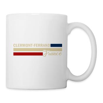 France - Clermont-Ferrand - France - Drapeau - Mug blanc - blanc - Droite