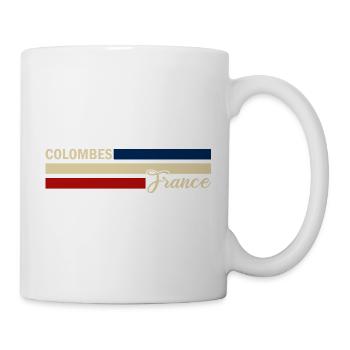 France - Colombes - France - Flag - Stripes - Mug - white - Right
