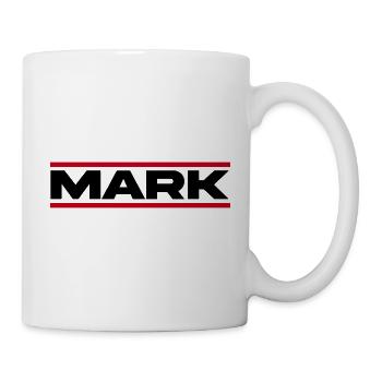 Mark Geschenk  - Tasse - Weiß - Rechts