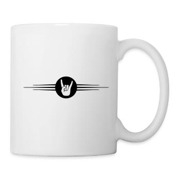 Party Hand Icon Line - Mug - white - Right