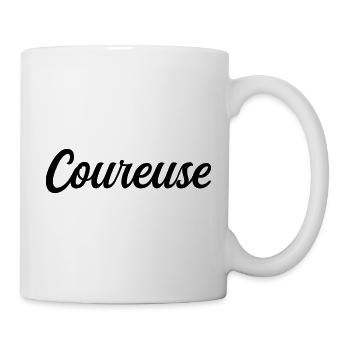 Coureuse - Mug blanc - blanc - Droite