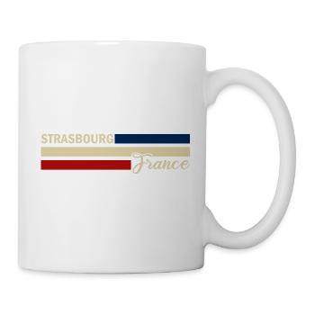 France - Strasbourg - Straßburg - Frankreich - Tasse - Weiß - Rechts