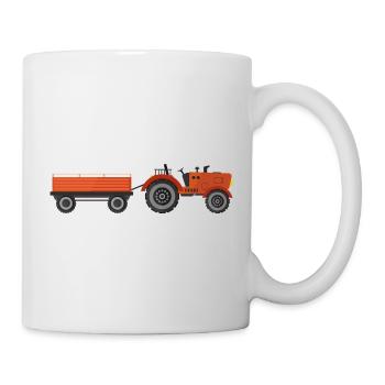 Traktor - Tasse - Weiß - Rechts