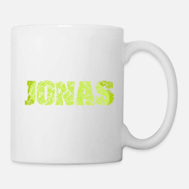 Navn: Jonas - Kop/krus - hvid