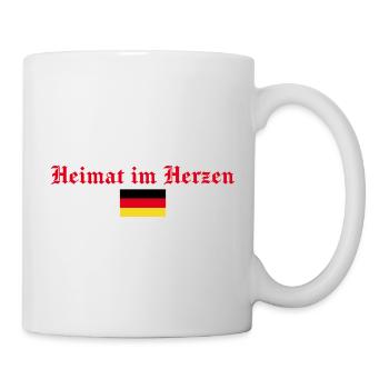 Home in the heart of Germany Germans - Mug - white - Right