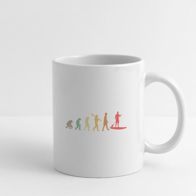 Kayak Evolution Kayak Development Retro Mug