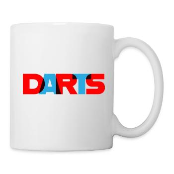 Dart, DARTS_3D_Farben - Mug blanc - blanc - Droite