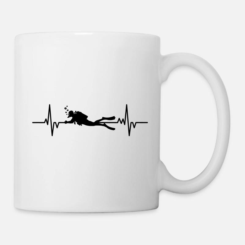 Diver - Heartbeat - Mug - white