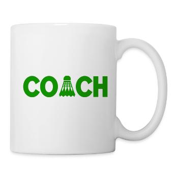 Federball Coach - Tasse - Weiß - Rechts