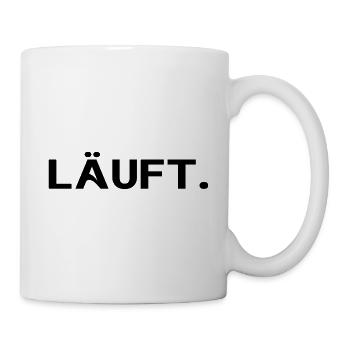 Running. Minimal Statement Saying Trend Social - Mug - white - Right