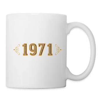 Legend since 1971 retro 1971 - Mug - white - Right