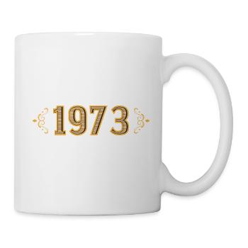Legende seit 1973 retro 1973 - Tasse - Weiß - Rechts