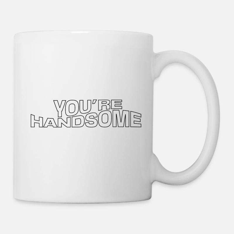 You're pretty – stylish design with compliments - Mug - white