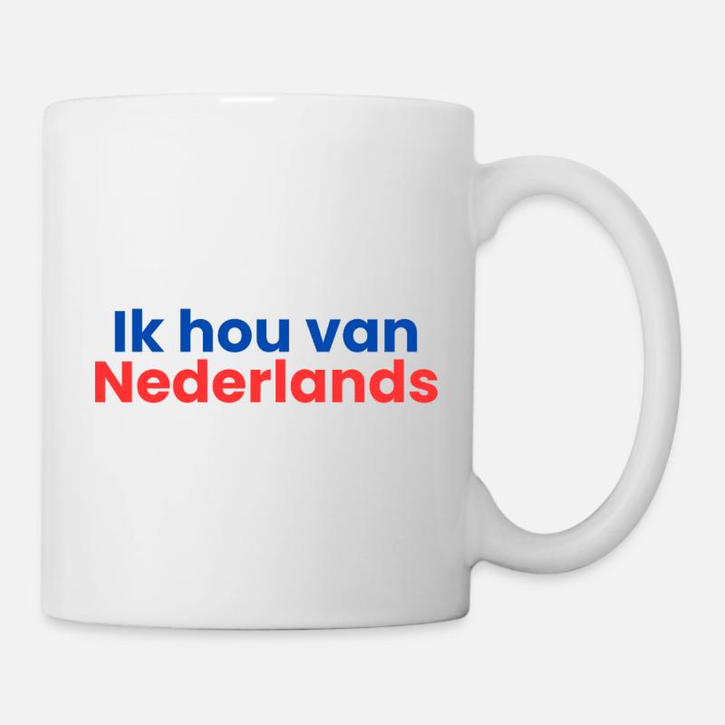 J’adore le néerlandais - Mug blanc - blanc