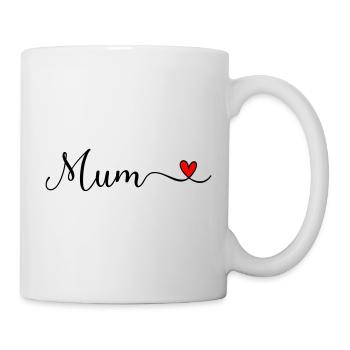 Mum - Tasse - Weiß - Rechts