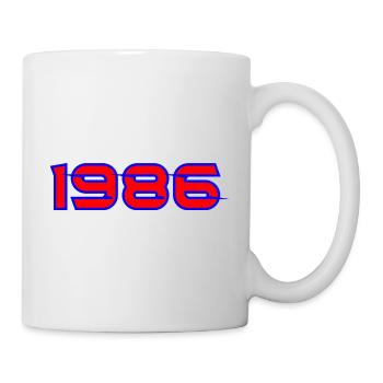 1985 Neon Retro Graffiti - Mug - white - Right