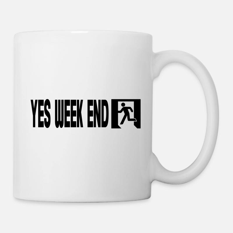 Yes Week End - Emergency - Mug blanc - blanc
