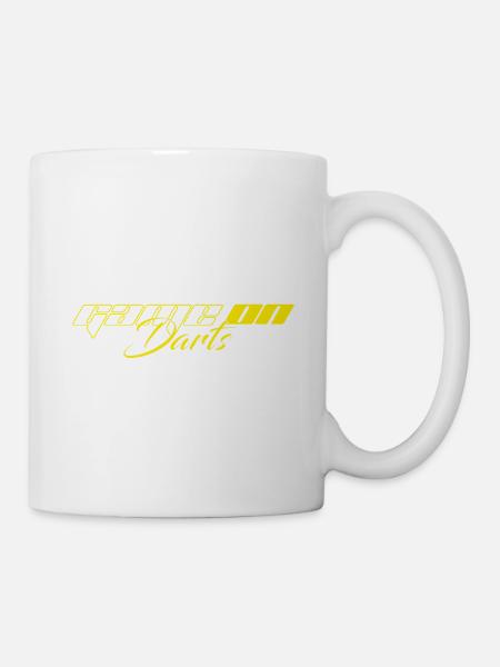 GAME ON DARTS  - Tasse - Weiß