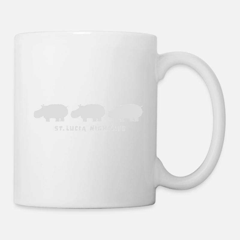 st.lucia_nightlife_2 - Tasse - Weiß