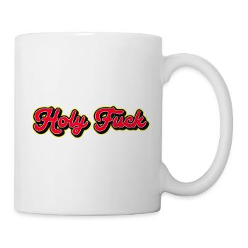 Holy Fuck 3D Red Script - Mug - white - Right