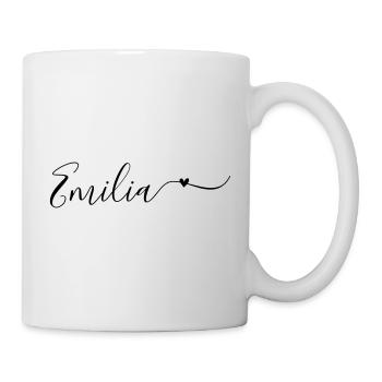 Emilia Name First Name Decorative - Mug - white - Right
