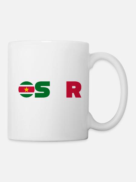 Suriname - Tasse - Weiß