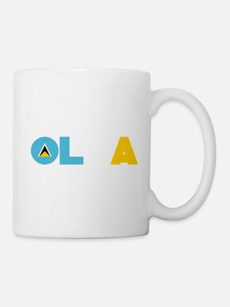 Saint Lucia - Tasse - Weiß