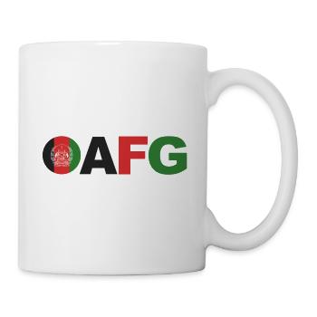 Afghanistan - Tasse - Weiß - Rechts