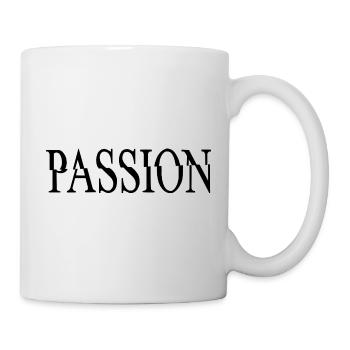 PASSION – Minimalist Statement Design - Mug - white - Right