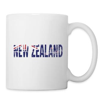 New Zealand Logo New Zealand Symbol Flag - Mug - white - Right