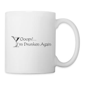Martini Linienkunst - Tasse - Weiß - Rechts