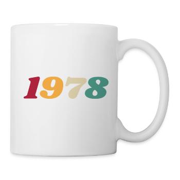 1978 Gift 1978 Birthday 1978 Retro 1978 - Mug - white - Right