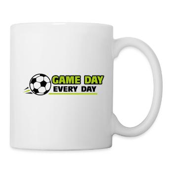 Football_Game jour, tous les jours - Mug blanc - blanc - Droite