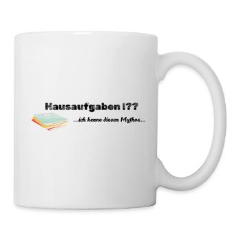 LIEBEVOLL Hausaufgaben-Mythos - Tasse - Weiß - Rechts