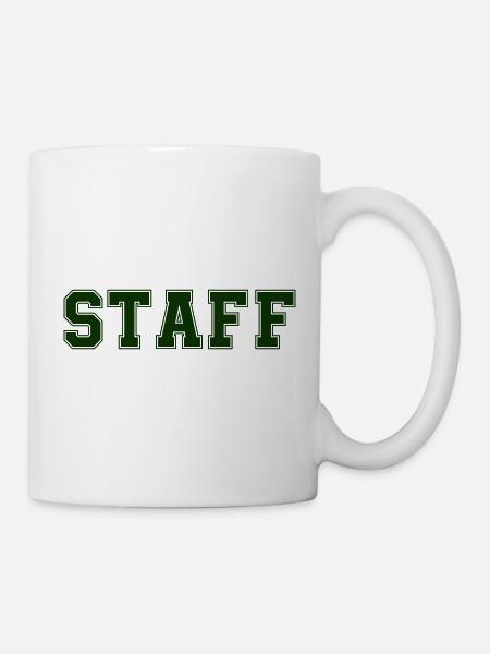Staff - Tasse - Weiß