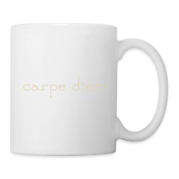 carpe diem - Tasse - Weiß - Rechts