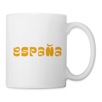 Espana typography logo design T-Shirt - Mug - white - Right
