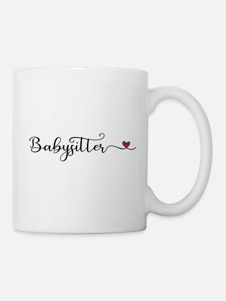 Babysitter - Tasse - Weiß