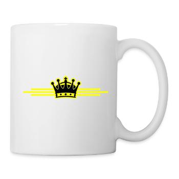 Krone Linie - Tasse - Weiß - Rechts