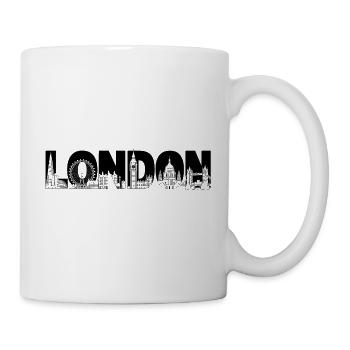 Londres Royaume-Uni, Angleterre Silhouette - Mug blanc - blanc - Droite