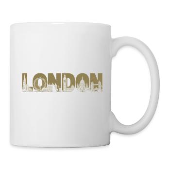 Londres Royaume-Uni, Angleterre Silhouette - Mug blanc - blanc - Droite