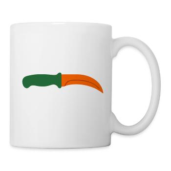Sharp Mushroom Knife Nature Fan - Mug - white - Right