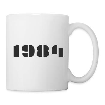 1984 - Mug blanc - blanc - Droite