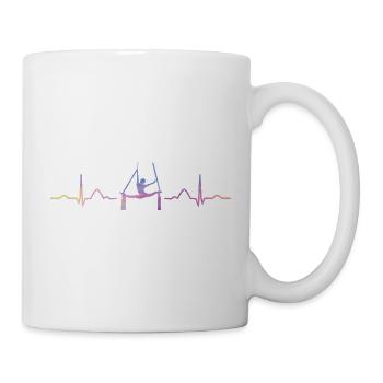 Vertikaltuch Heartbeat Luftakrobatik Aerial Silk - Tasse - Weiß - Rechts