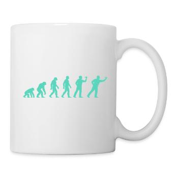 Advanced evolutionary silhouette - Mug - white - Right